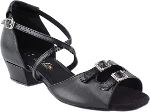 Very Fine Women's Ballroom Dance Shoes Salsa Latin Practice Shoes 1620FTEB Comfortable Dance Shoes 1" [Bundle of 5]