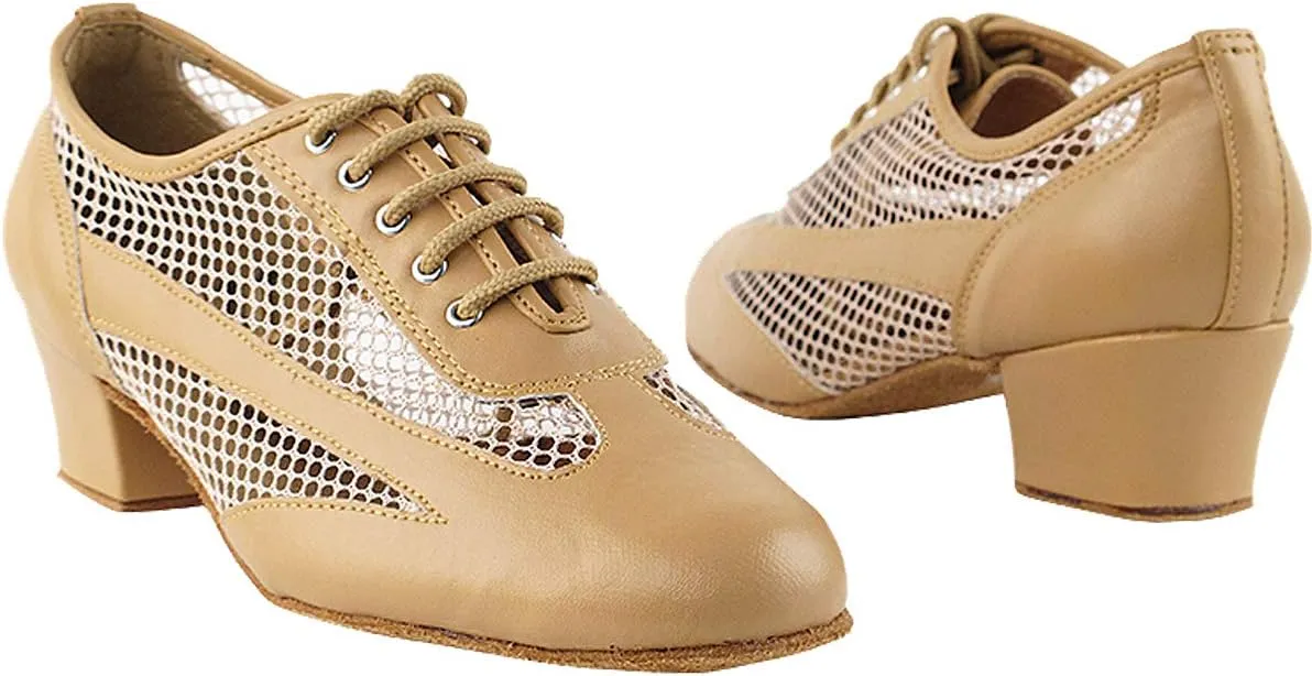 Very Fine Women's Ballroom Dance Shoes Salsa Latin Practice Shoes 2009EB Comfortable Dance Shoes 1.5" [Bundle of 5]