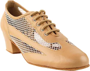 Very Fine Women's Ballroom Dance Shoes Salsa Latin Practice Shoes 2009EB Comfortable Dance Shoes 1.5" [Bundle of 5]