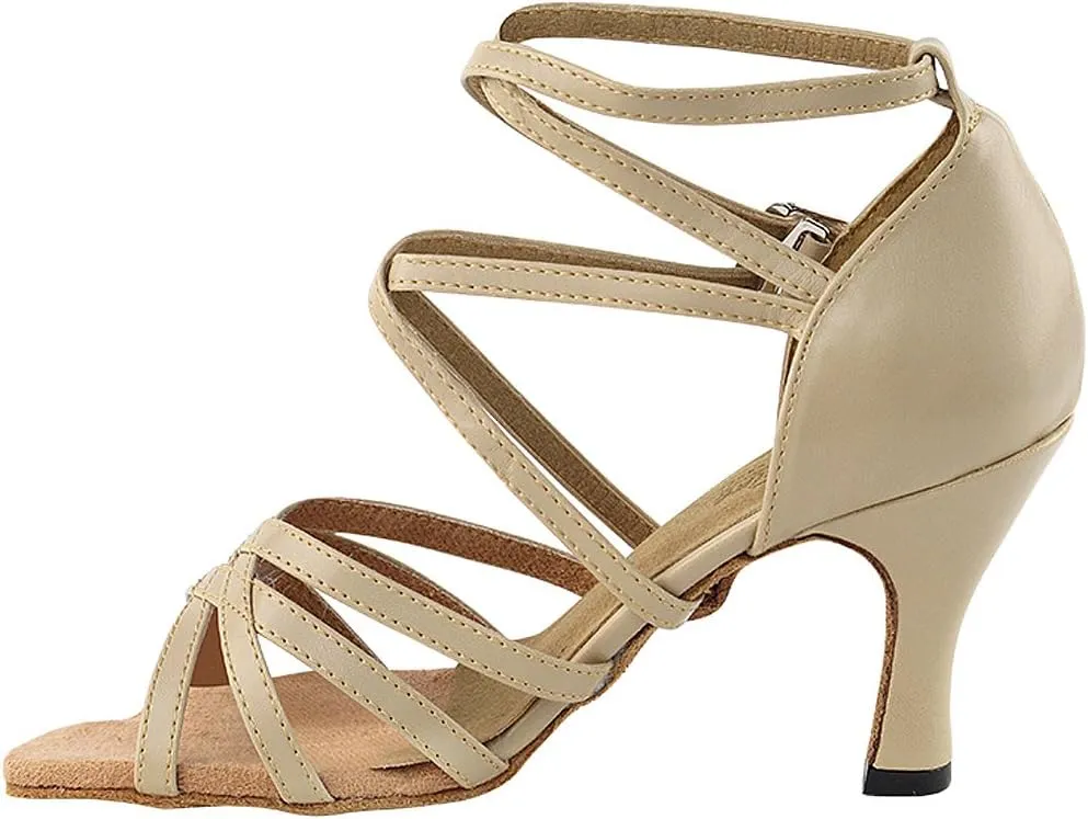 Very Fine Women's Ballroom Dance Shoes Tango Wedding Salsa Shoes 5008EB Comfortable Dance Shoes 2.5"[Bundle of 5]
