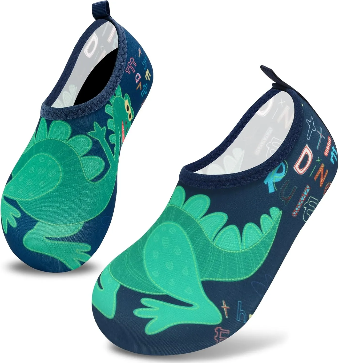 VIFUUR Kids Water Shoes Girls Boys Quick Dry Aqua Socks for Beach Swim Outdoor Sports