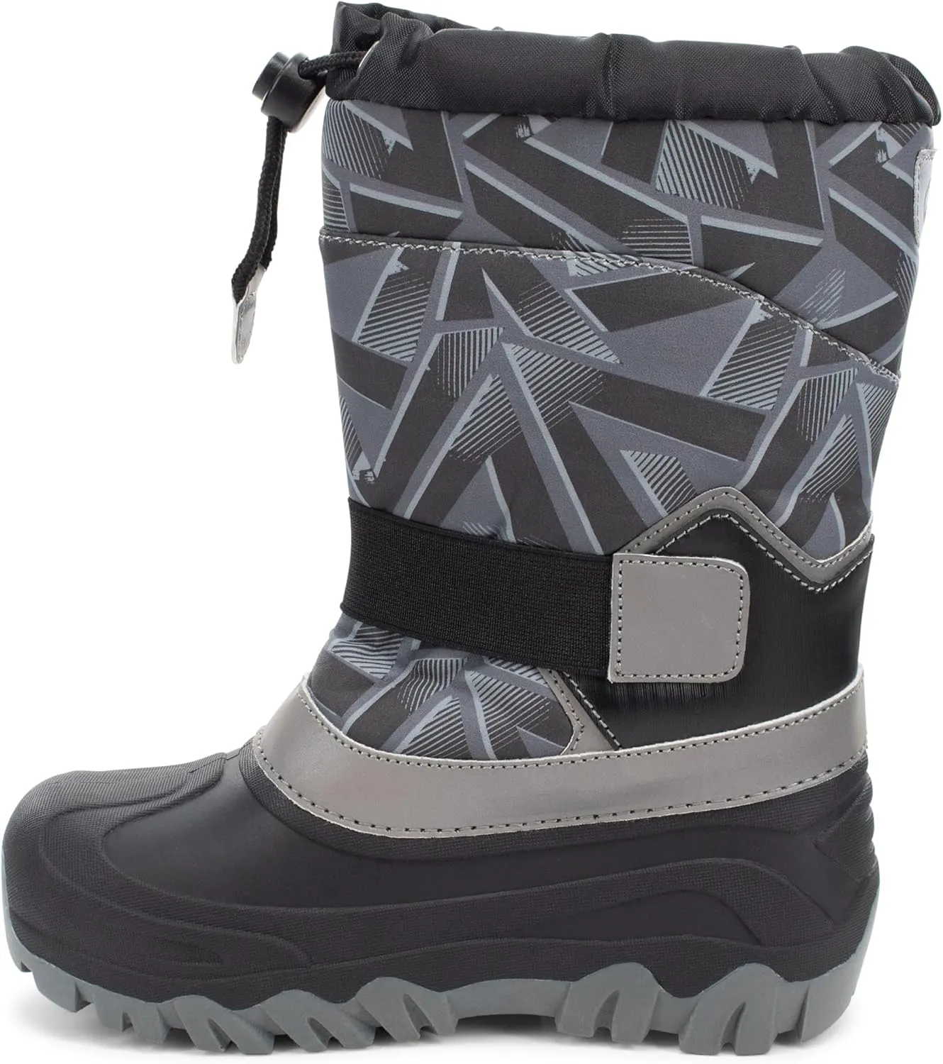 Western Chief Kids Blizzard Youth Snow Boots  Waterproof, Insulated, Warm, & Reflective Winter Boots for Girls & Boys  Cold Weather Snow Boots for Kids