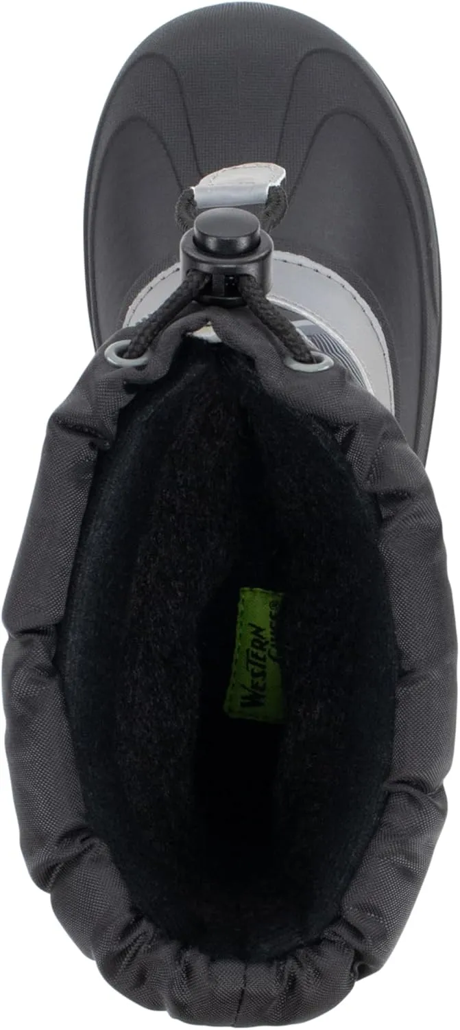 Western Chief Kids Blizzard Youth Snow Boots  Waterproof, Insulated, Warm, & Reflective Winter Boots for Girls & Boys  Cold Weather Snow Boots for Kids