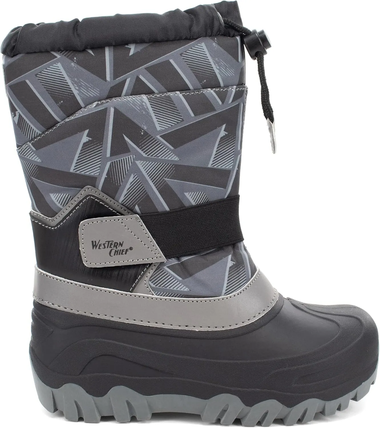 Western Chief Kids Blizzard Youth Snow Boots  Waterproof, Insulated, Warm, & Reflective Winter Boots for Girls & Boys  Cold Weather Snow Boots for Kids