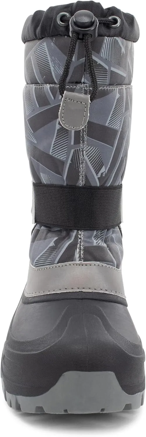 Western Chief Kids Blizzard Youth Snow Boots  Waterproof, Insulated, Warm, & Reflective Winter Boots for Girls & Boys  Cold Weather Snow Boots for Kids