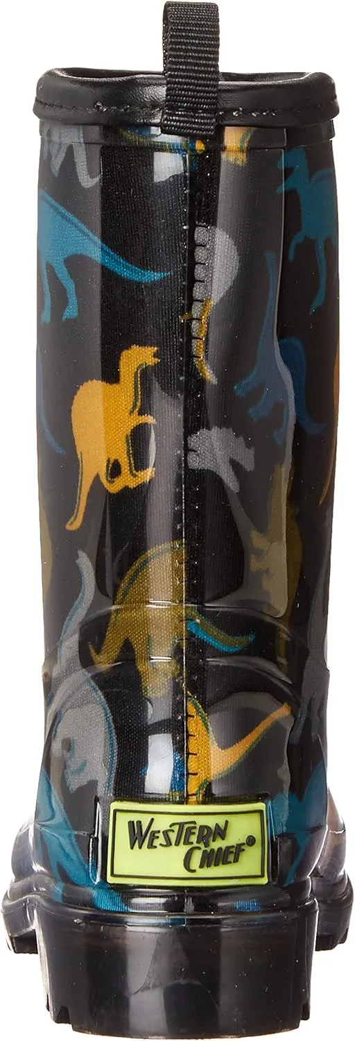 Western Chief Unisex-Child PVC Lighted Kids Rain Boot