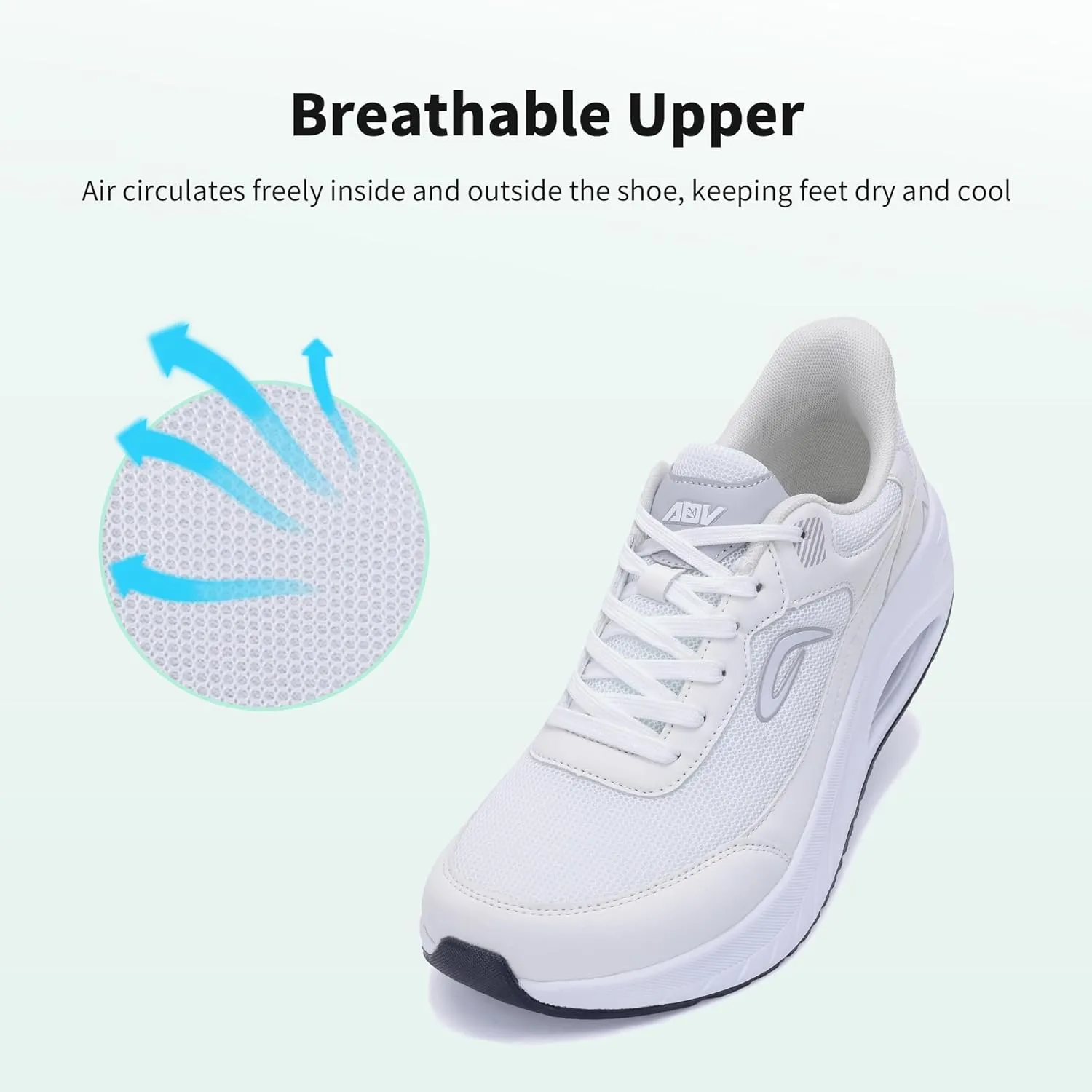 Wide Toe Box Shoes for Men Arch Support Walking Shoes Plantar Fasciitis Orthotic Tennis Sneakers