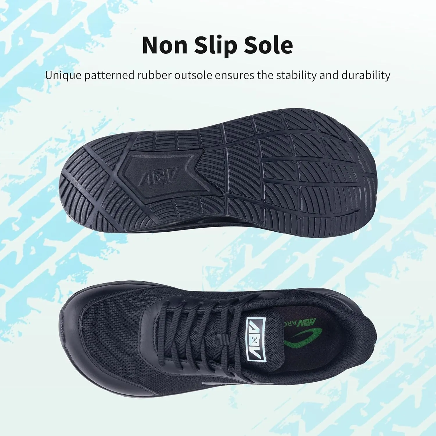 Wide Toe Box Shoes for Men Arch Support Walking Shoes Plantar Fasciitis Orthotic Tennis Sneakers