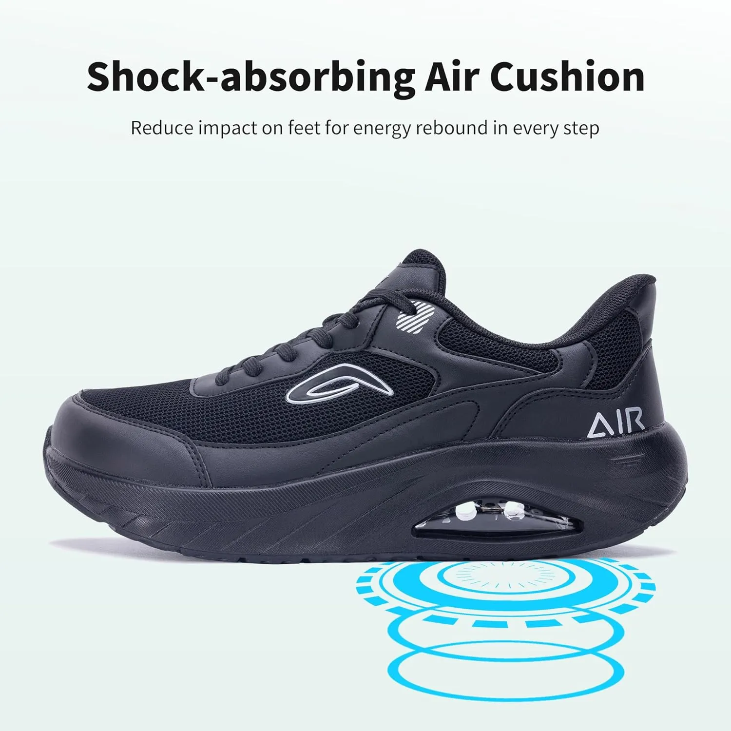 Wide Toe Box Shoes for Men Arch Support Walking Shoes Plantar Fasciitis Orthotic Tennis Sneakers