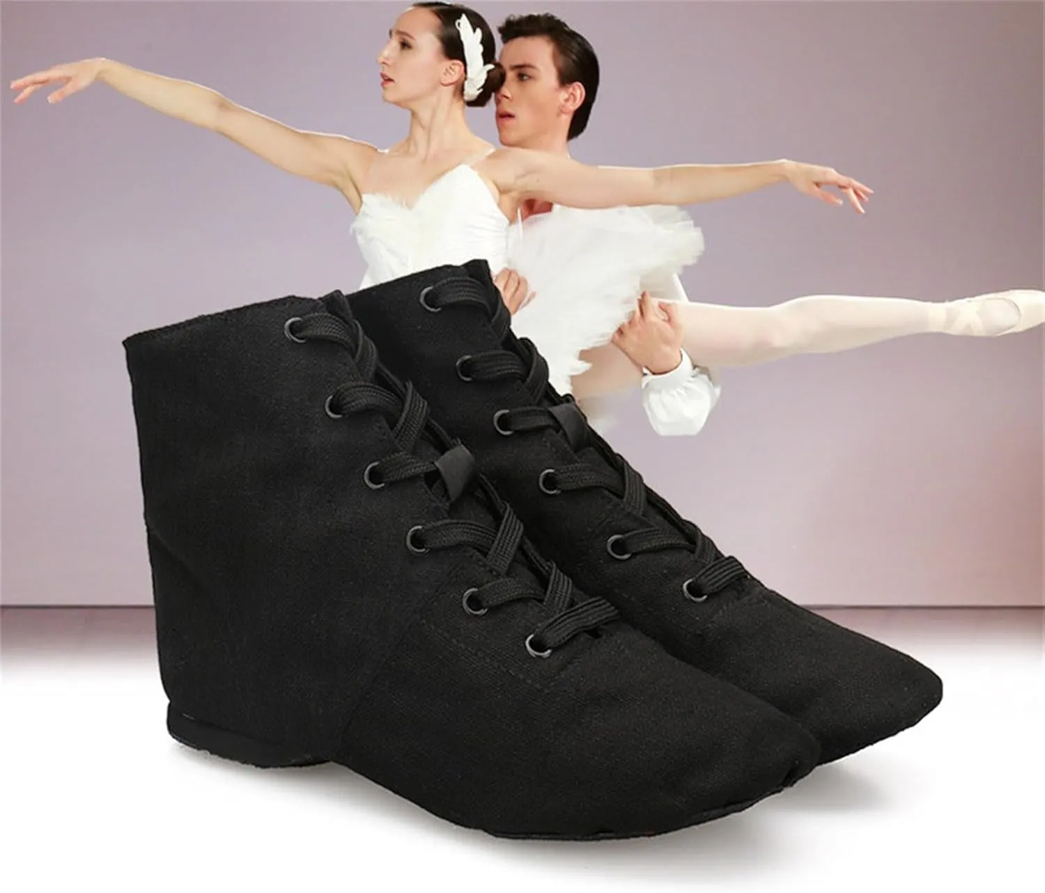 Women Men Canvas Casual Shoes House Shoes Jazz Boots Dance Shoes Soft Soled Exercise Shoes Womens Sneaker