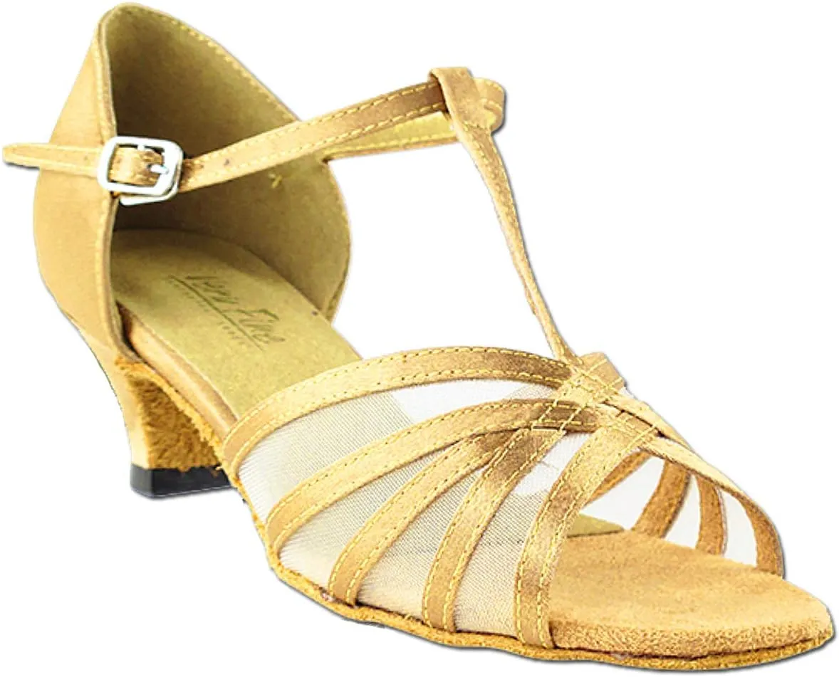 Women's Ballroom Dance Shoes Salsa Latin Practice Shoes 16612EB Comfortable-Very Fine 1.3" [Bundle of 5]
