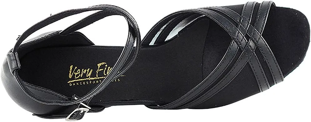 Women's Ballroom Dance Shoes Salsa Latin Practice Shoes 5017EB Comfortable-Very Fine 1.3" [Bundle of 5]