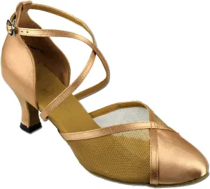 Women's Ballroom Dance Shoes Tango Wedding Salsa Shoes 9622EB Comfortable-Very Fine 2.5" [Bundle of 5]