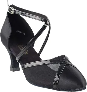 Women's Ballroom Dance Shoes Tango Wedding Salsa Shoes 9622EB Comfortable-Very Fine 2.5" [Bundle of 5]