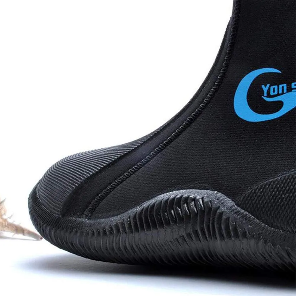 WYYHAA Wetsuit Boots - 5mm Neoprene Snorkeling Surfing Shoes, Fin Booties Quick-Dry Anti-Slip Water Sports Boots for Kayaking