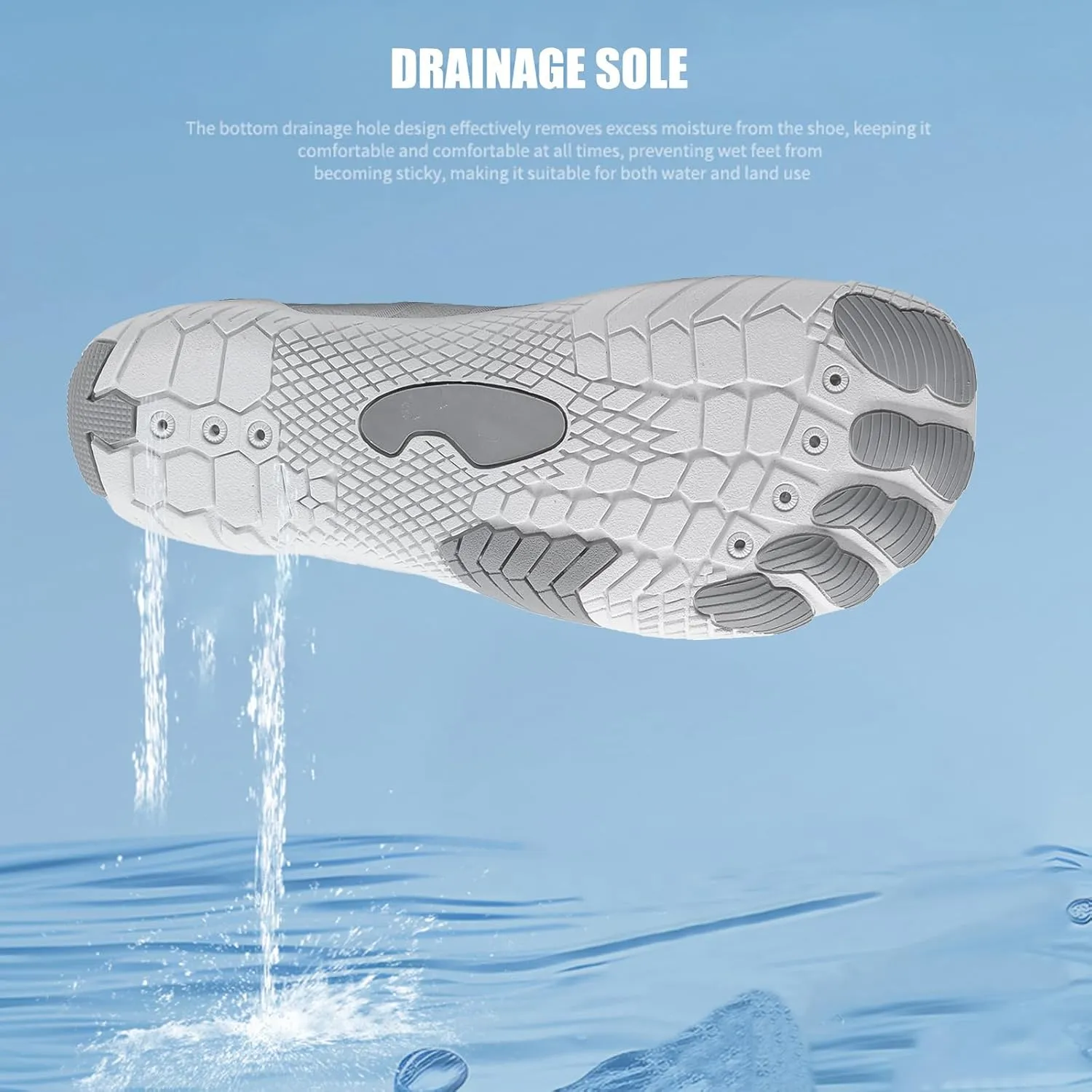 XNIRON Hike Barefoot Shoes for Womens Men,Quick Dry Water Shoes,Beach Pool Aqua Swim Surf Hiking Walking Shoes,Non-Slip Athletic Footwear Wide Toe Water Shoes