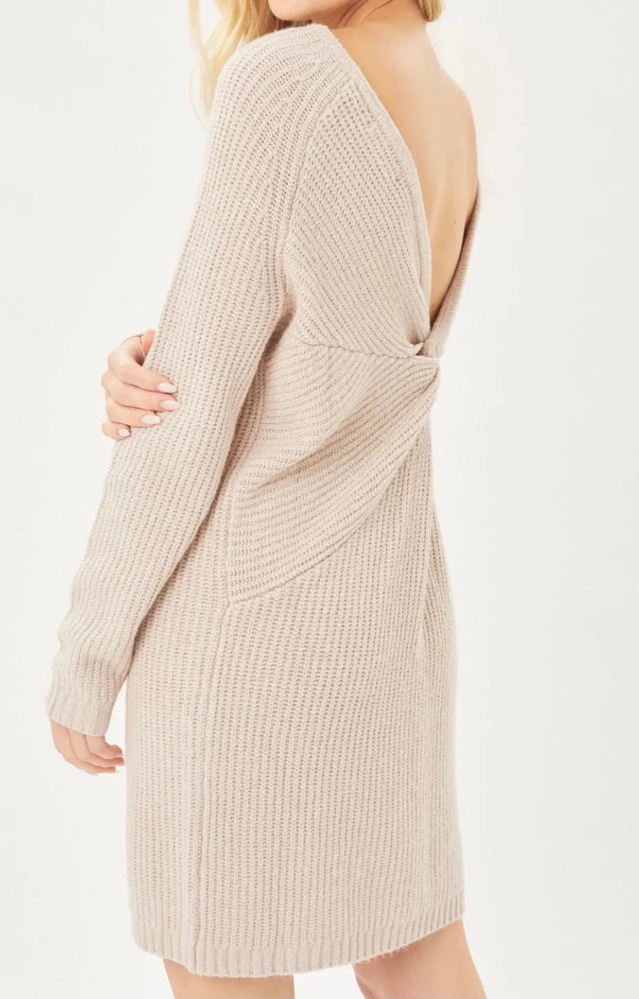 Zully Twist Sweater Dress - Size M